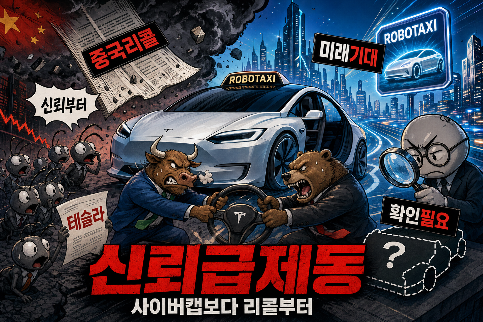 리콜 구름 앞 테슬라 투자심리