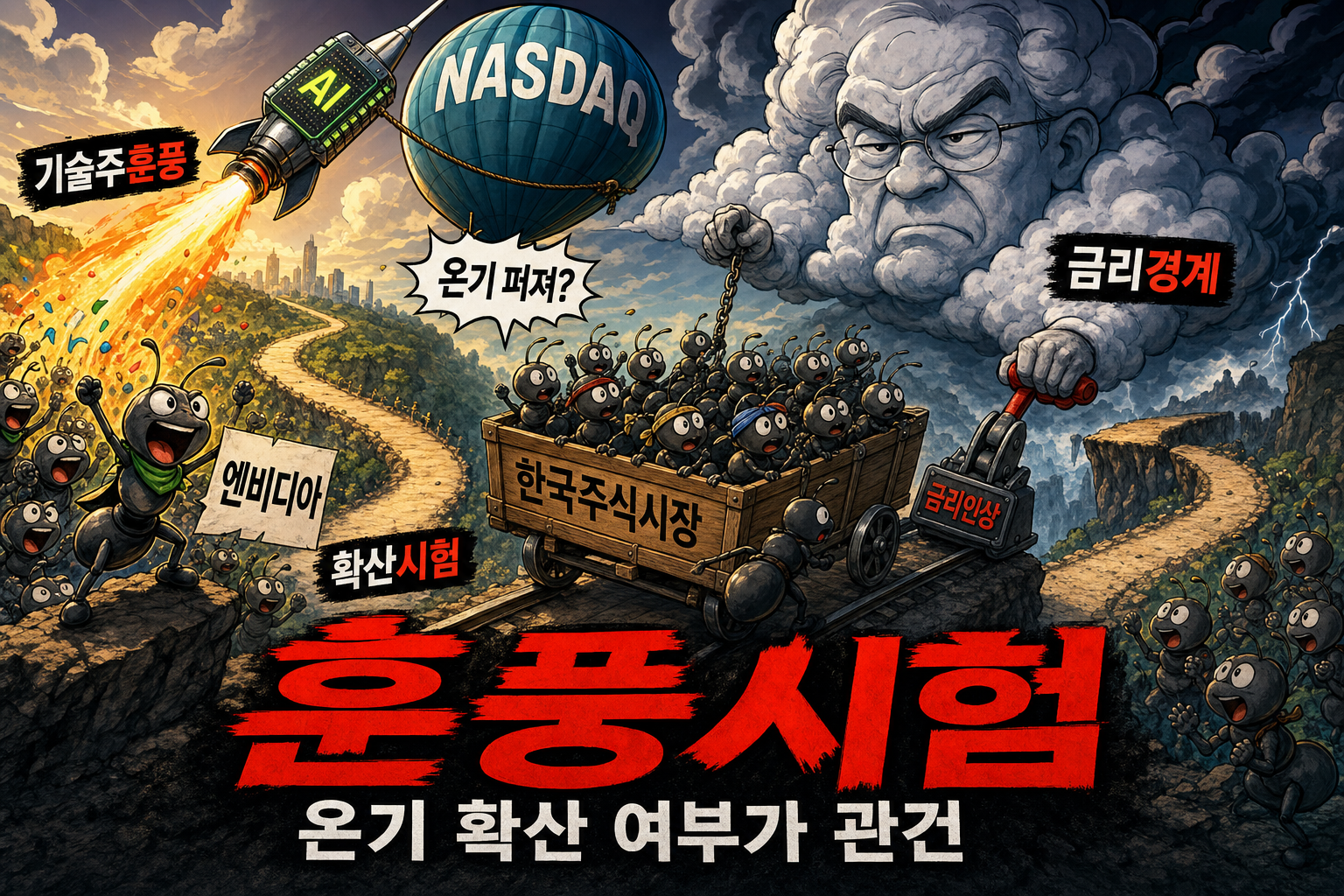 엔비디아 훈풍과 금리 부담
